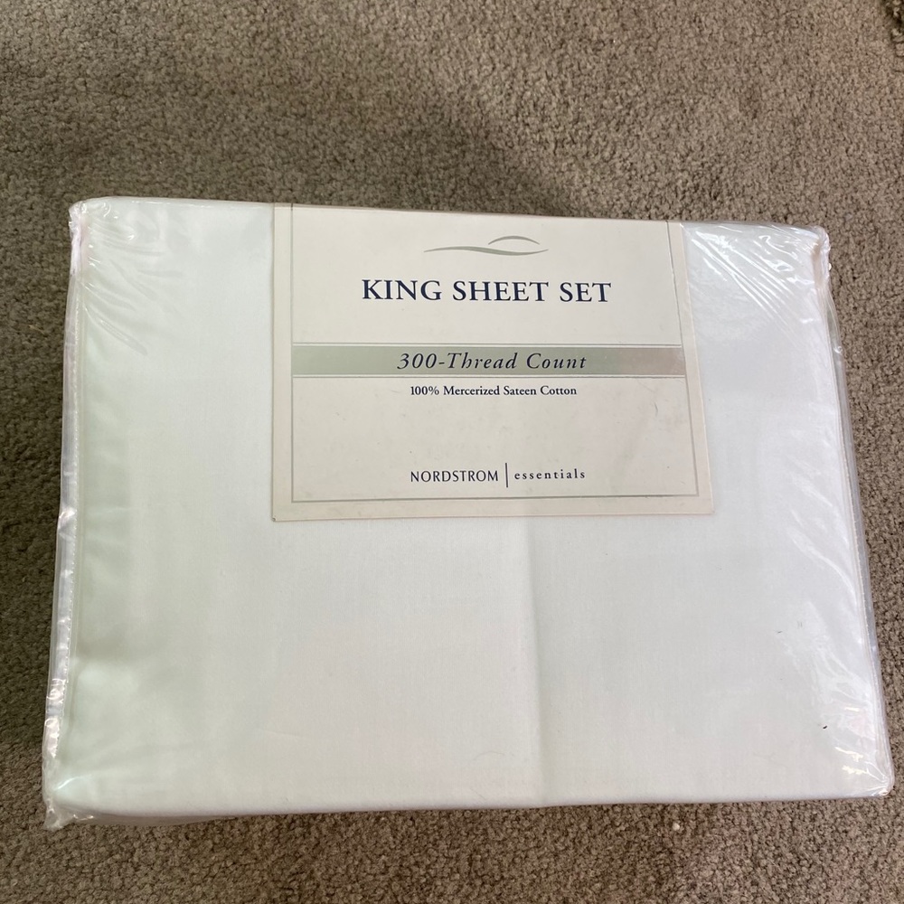 Nordstrom essentials king sheet set